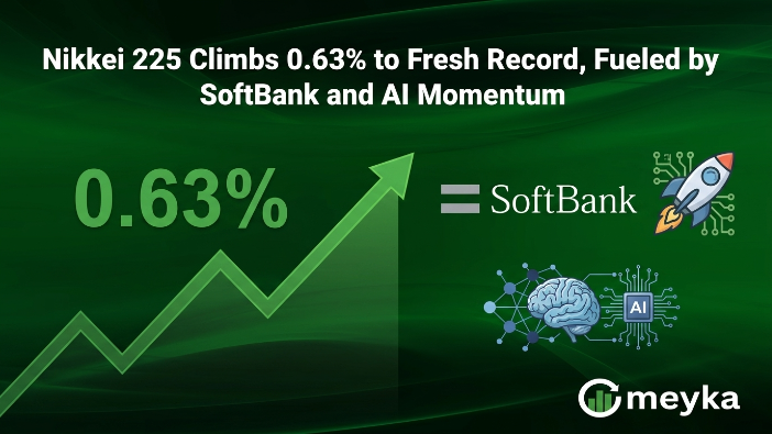Nikkei 225 Climbs 0.63% to Fresh Record, Fueled by SoftBank and AI Momentum