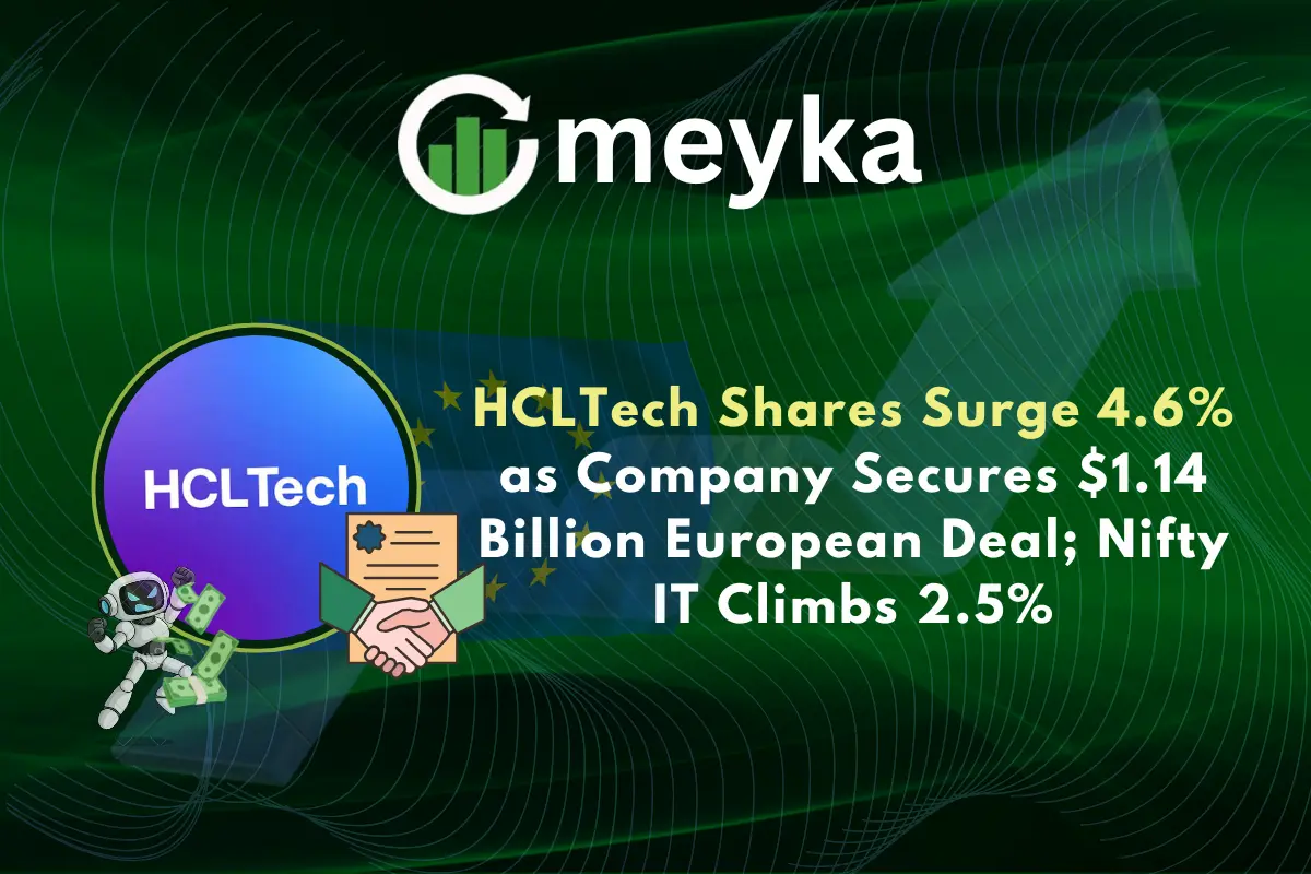 HCLTech Shares Surge 4.6% as Company Secures $1.14 Billion European Deal; Nifty IT Climbs 2.5%