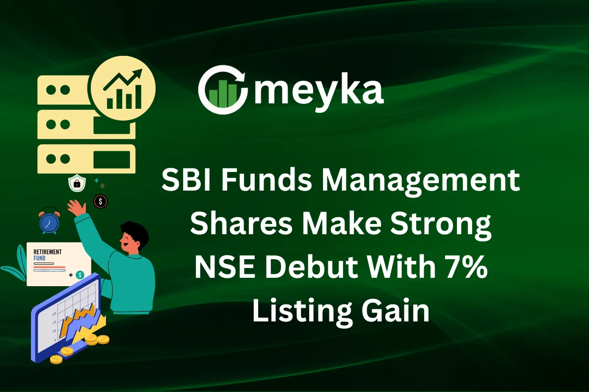 SBI Funds Management Shares Make Strong NSE Debut With 7% Listing Gain