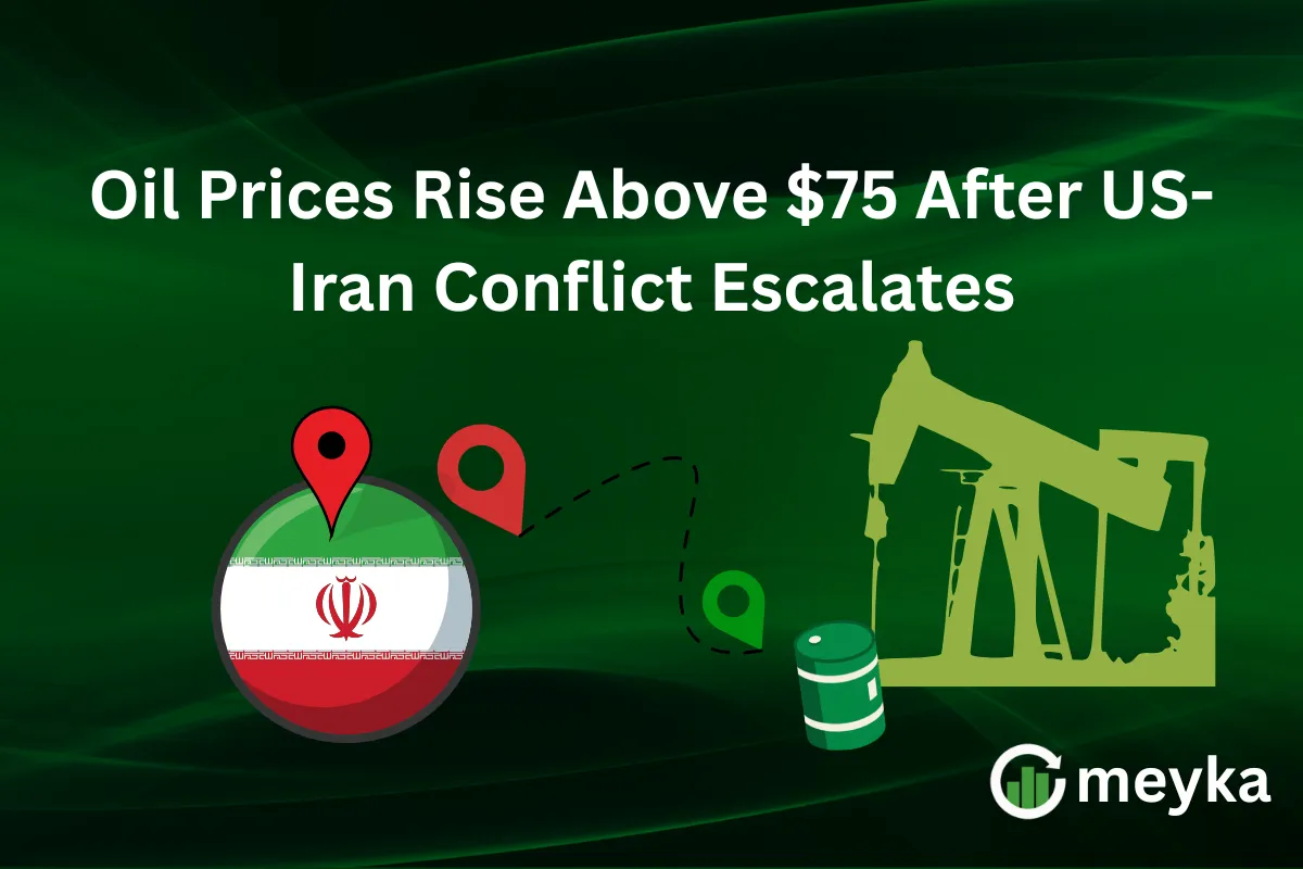 Oil Prices Rise Above $75 After US-Iran Conflict Escalates