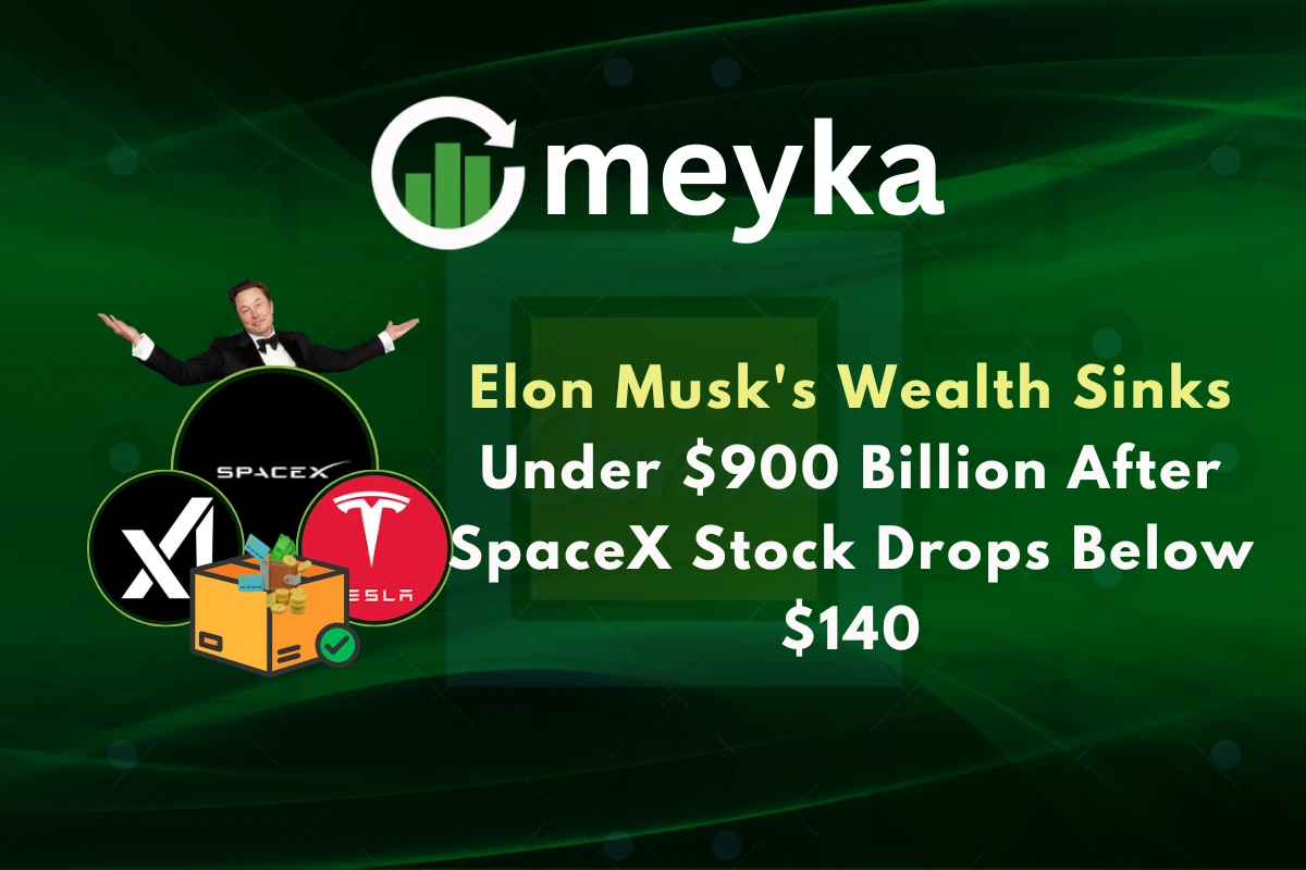 Elon Musk’s Wealth Sinks Under $900 Billion After SpaceX Stock Drops Below $140
