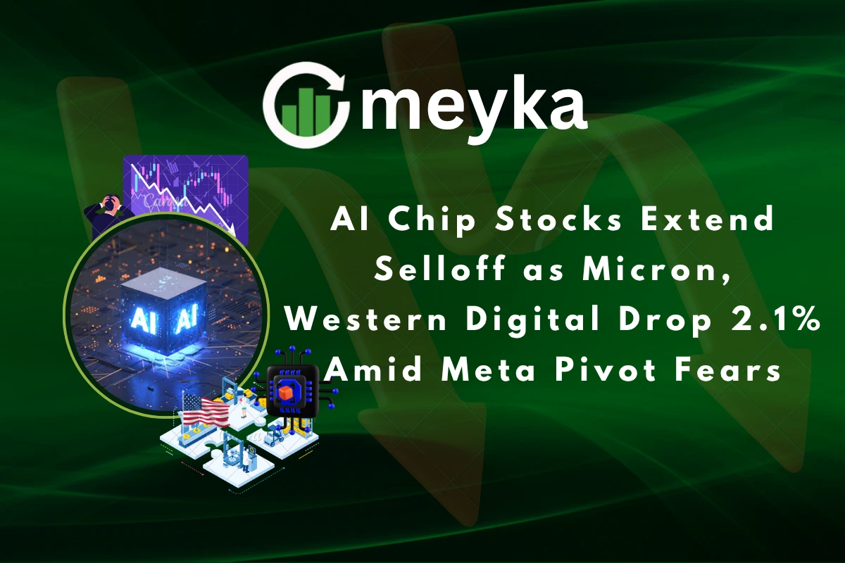 AI Chip Stocks Extend Selloff as Micron, Western Digital Drop 2.1% Amid Meta Pivot Fears