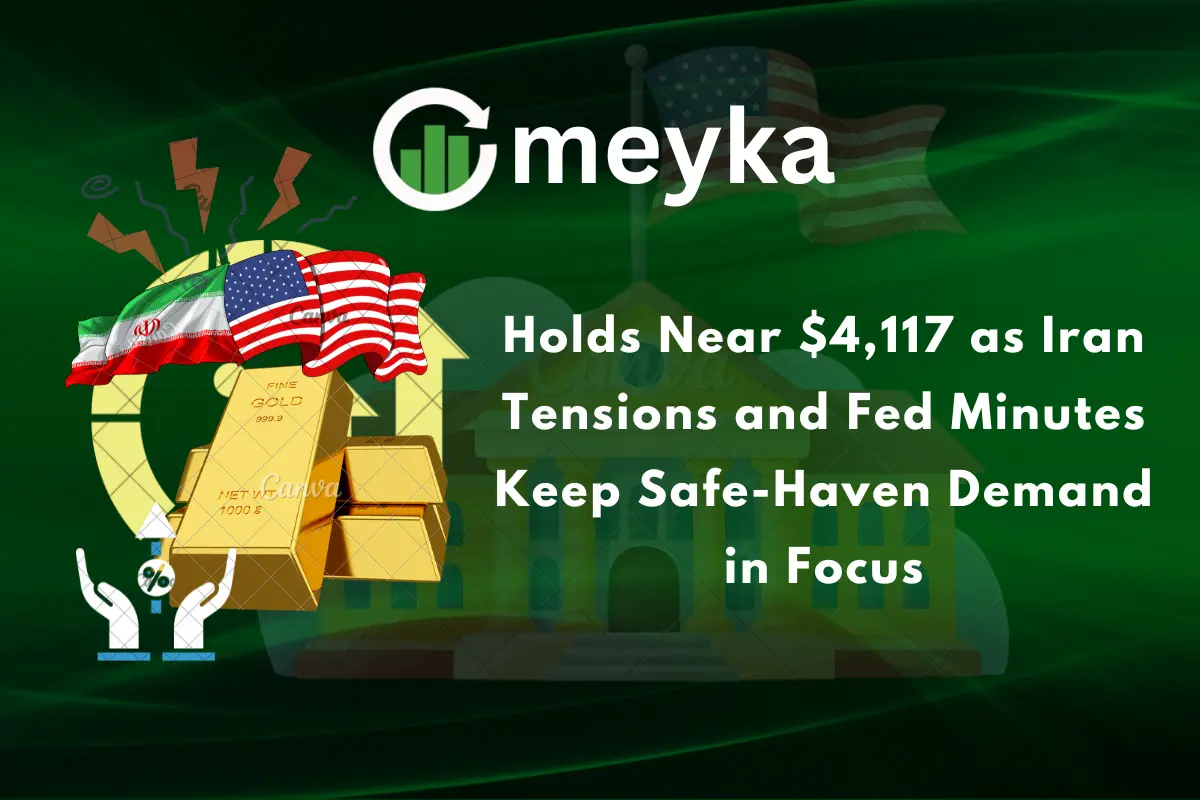 Holds Near $4,117 as Iran Tensions and Fed Minutes Keep Safe-Haven Demand in Focus