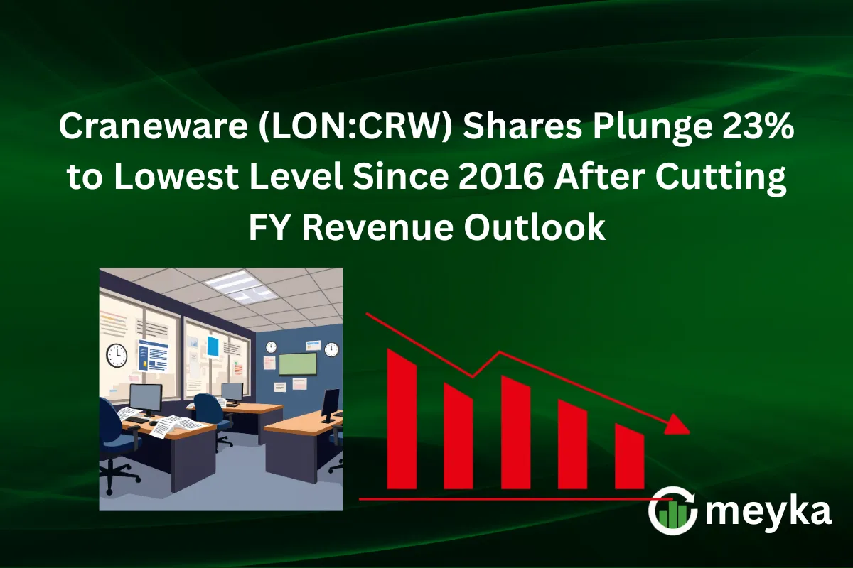 Craneware (LON:CRW) Shares Plunge 23% to Lowest Level Since 2016 After Cutting FY Revenue Outlook