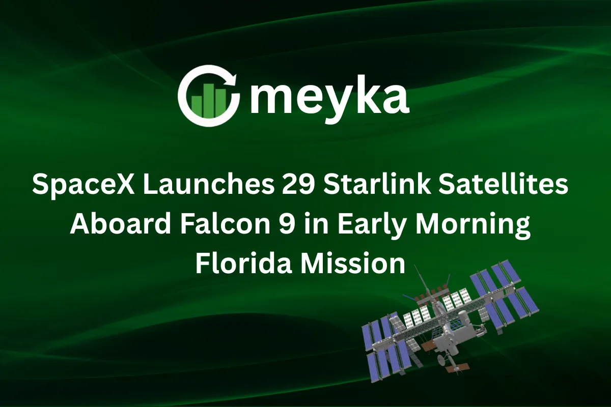 SpaceX Launches 29 Starlink Satellites Aboard Falcon 9 in Early Morning Florida Mission