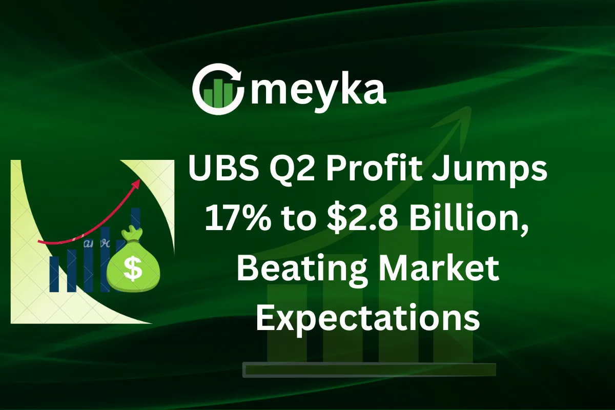 UBS Q2 Profit Jumps 17% to $2.8 Billion, Beating Market Expectations