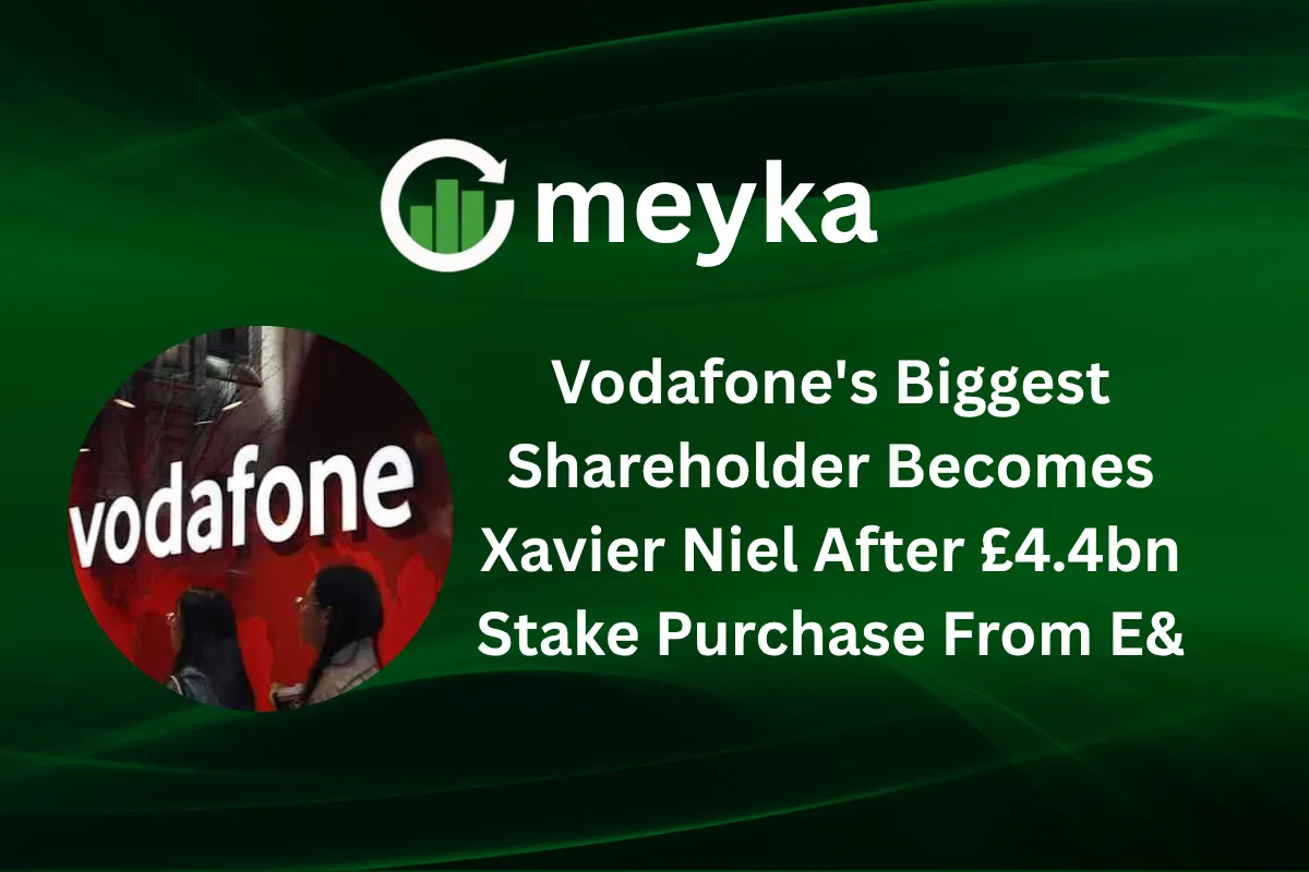 Vodafone’s Biggest Shareholder Becomes Xavier Niel After £4.4bn Stake Purchase From E&