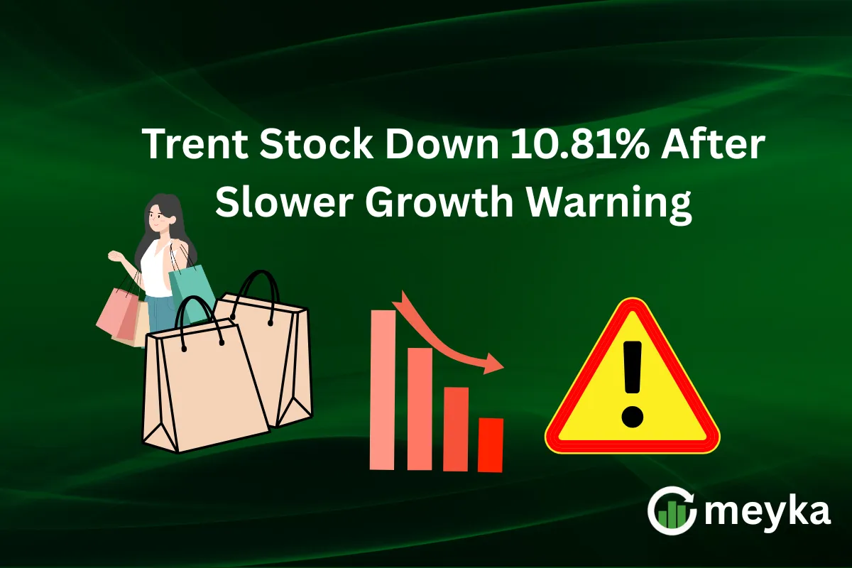Trent Stock Down 10.81% After Slower Growth Warning