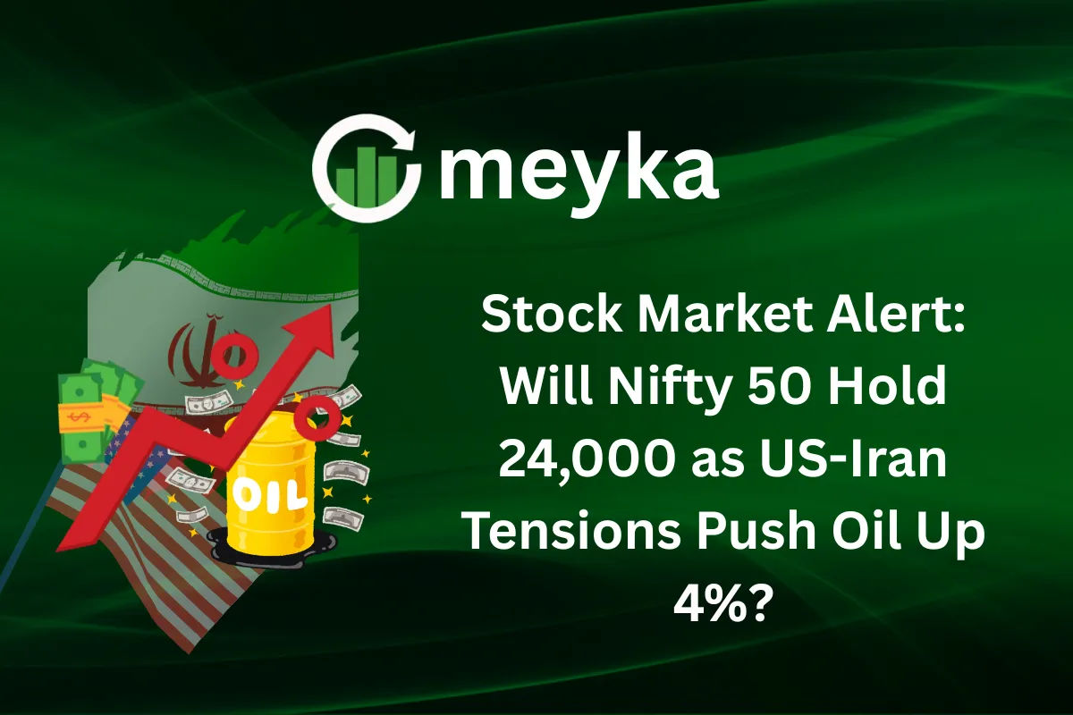 Stock Market Alert: Will Nifty 50 Hold 24,000 as US-Iran Tensions Push Oil Up 4%?