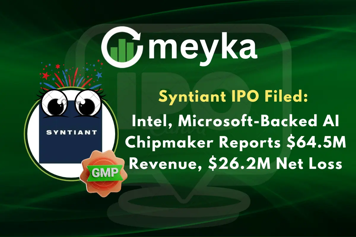 Syntiant IPO Filed: Intel, Microsoft-Backed AI Chipmaker Reports $64.5M Revenue, $26.2M Net Loss