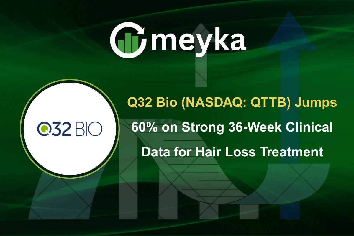 Q32 Bio (NASDAQ: QTTB) Jumps 60% on Strong 36-Week Clinical Data for Hair Loss Treatment