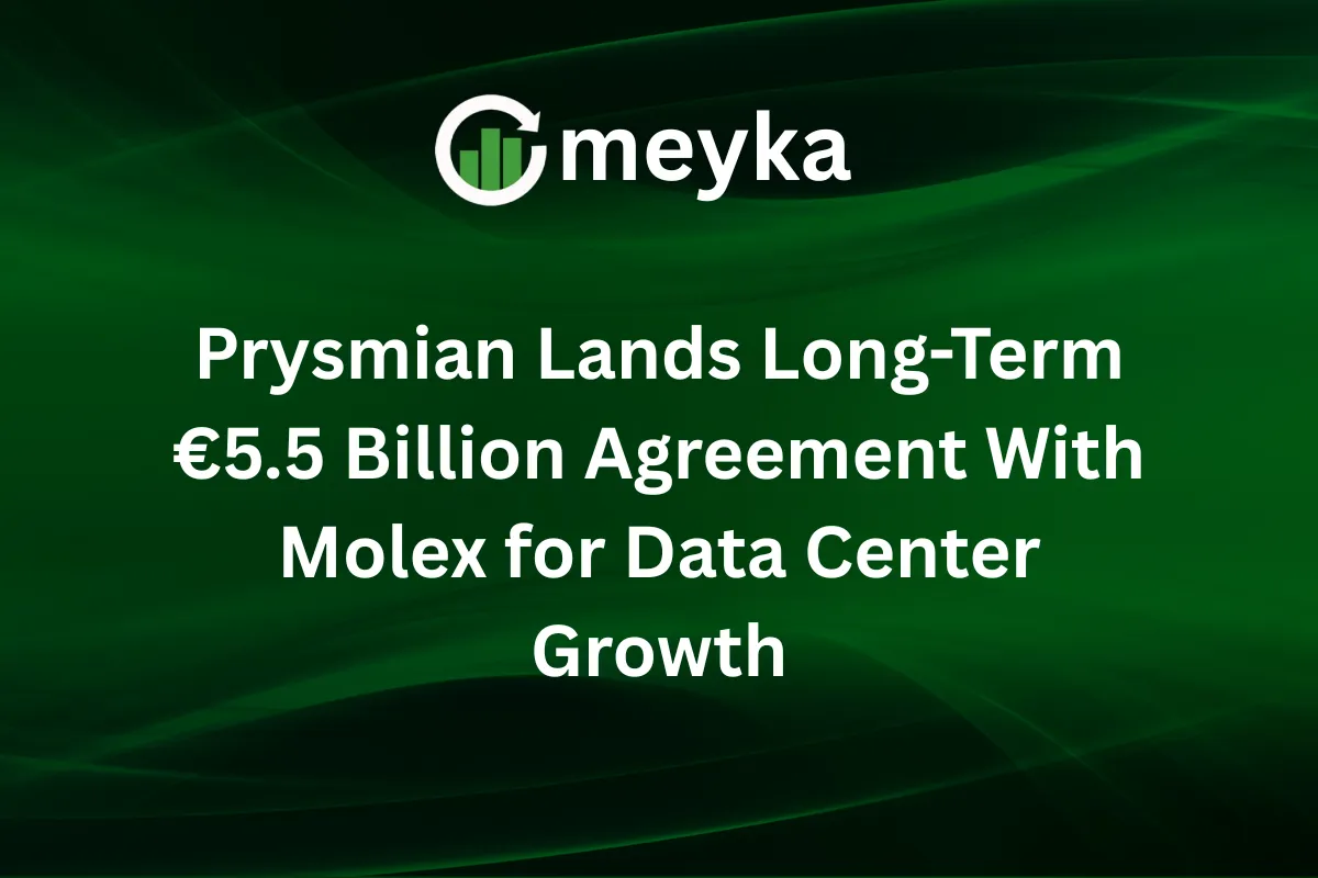 Prysmian Lands Long-Term €5.5 Billion Agreement With Molex for Data Center Growth