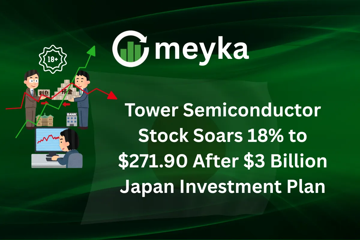 Tower Semiconductor Stock Soars 18% to $271.90 After $3 Billion Japan Investment Plan