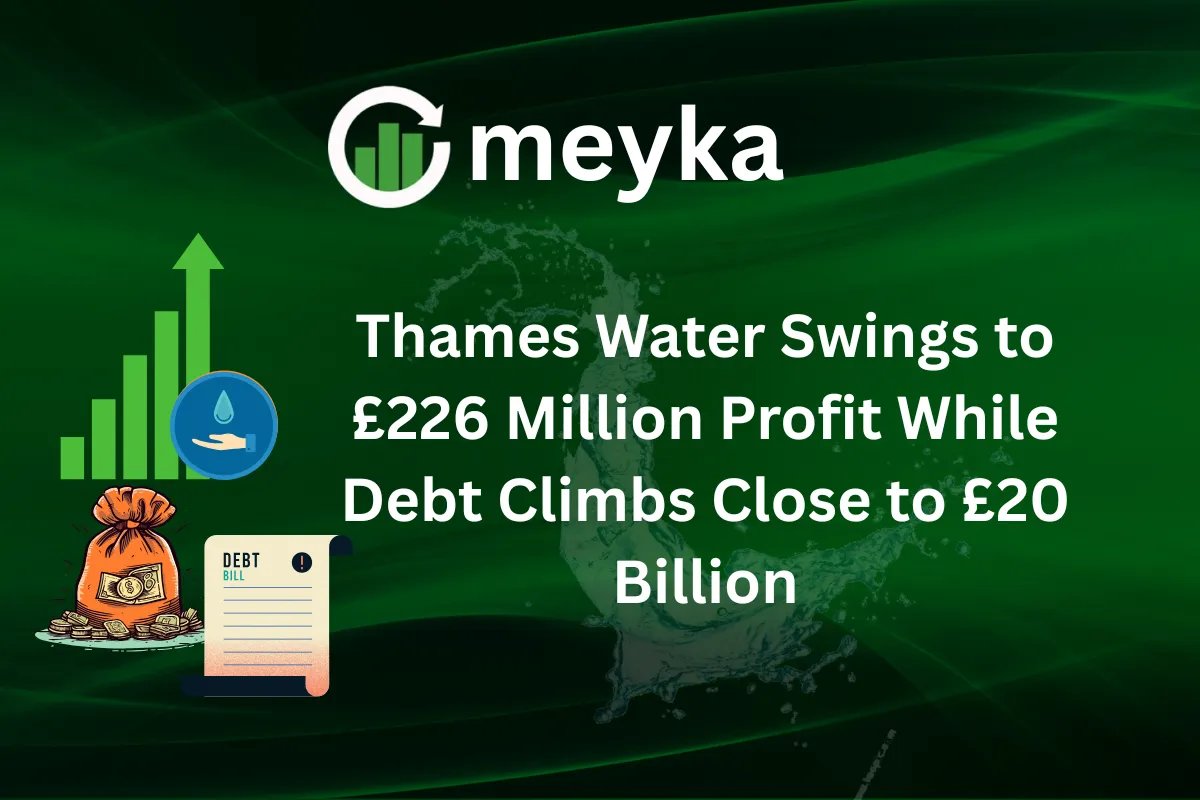 Thames Water Swings to £226 Million Profit While Debt Climbs Close to £20 Billion