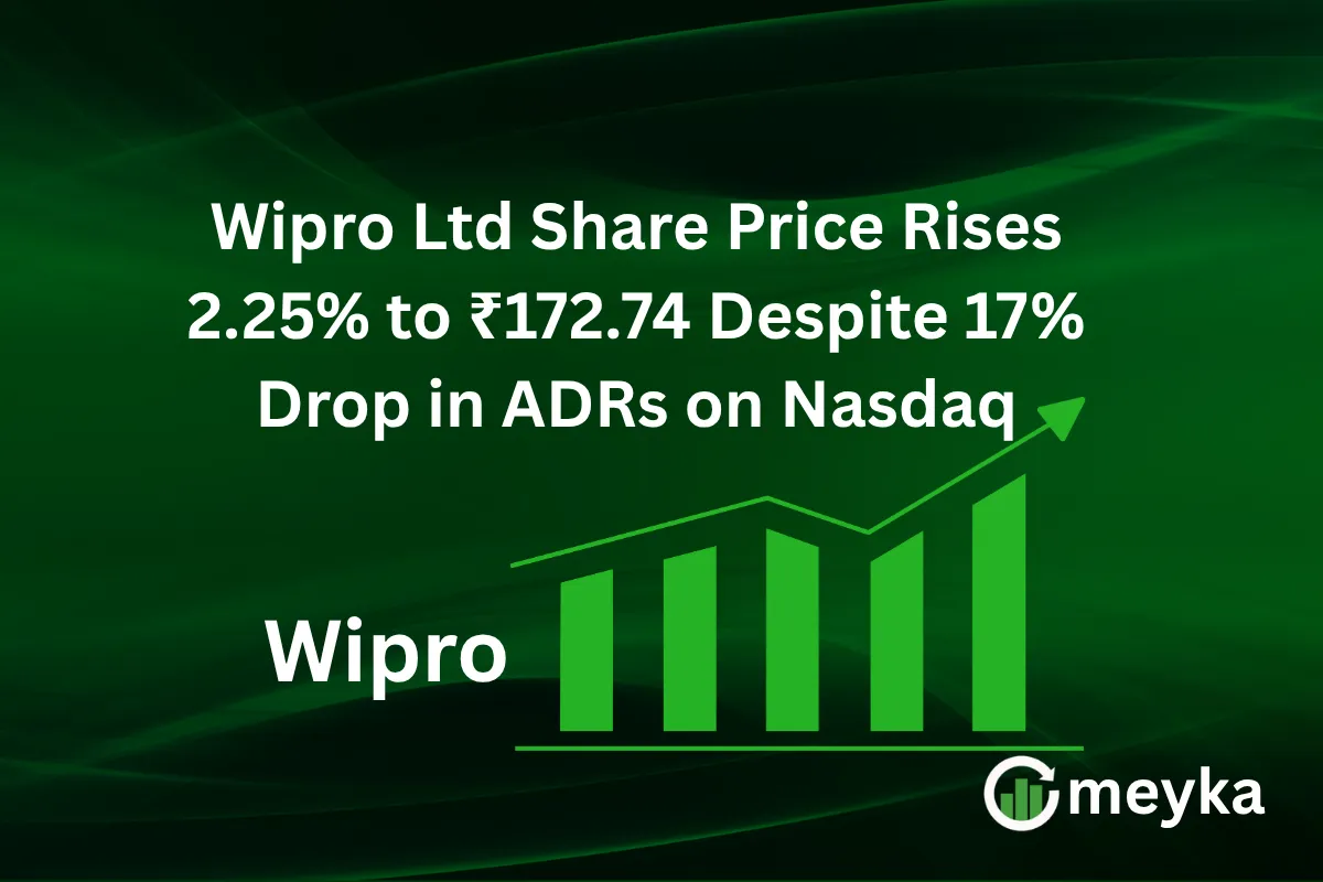 Wipro Ltd Share Price Rises 2.25% to ₹173.95 Despite 17% Drop in ADRs on Nasdaq