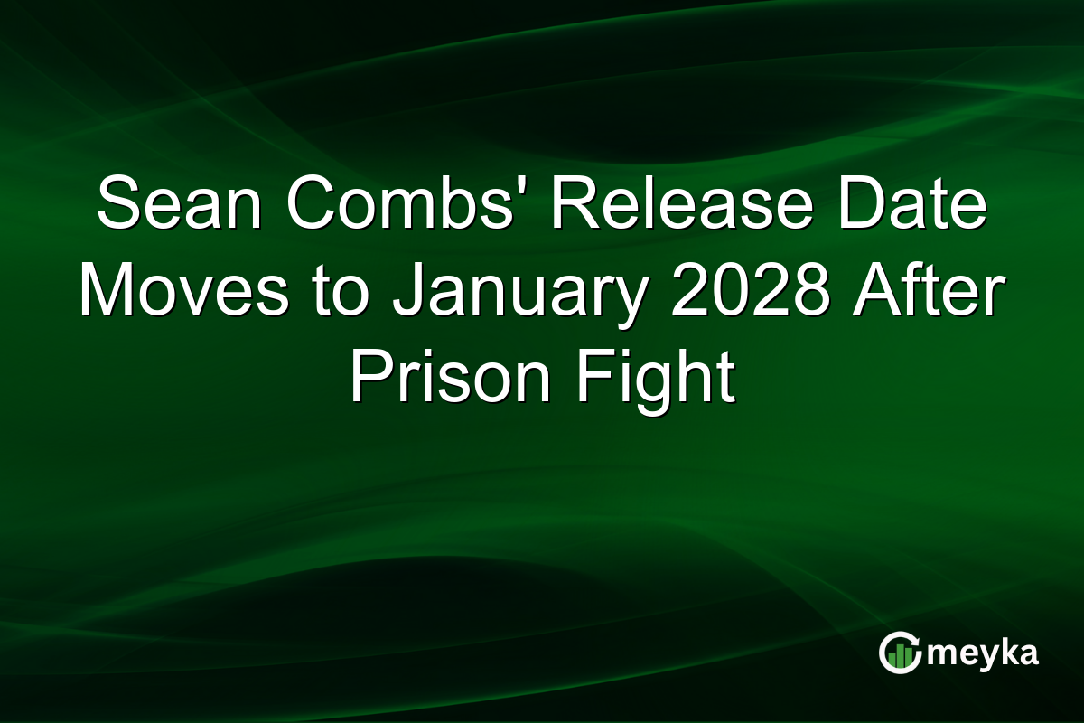 Sean Combs’ Release Date Moves to January 2028 After Prison Fight