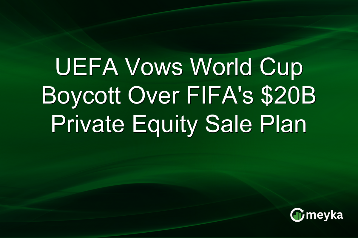 UEFA Vows World Cup Boycott Over FIFA’s $20B Private Equity Sale Plan