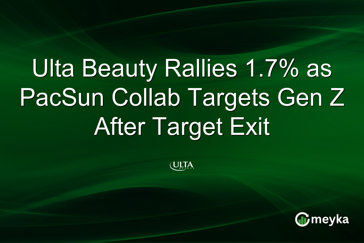 Ulta Beauty Rallies 1.7% as PacSun Collab Targets Gen Z After Target Exit
