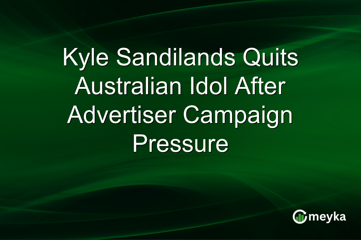 Kyle Sandilands Quits Australian Idol After Advertiser Campaign Pressure