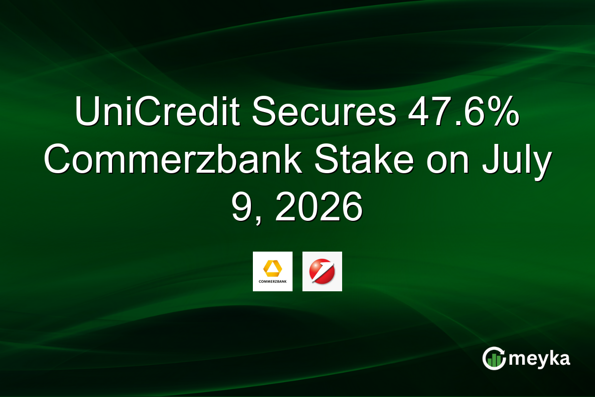 UniCredit Secures 47.6% Commerzbank Stake on July 9, 2026