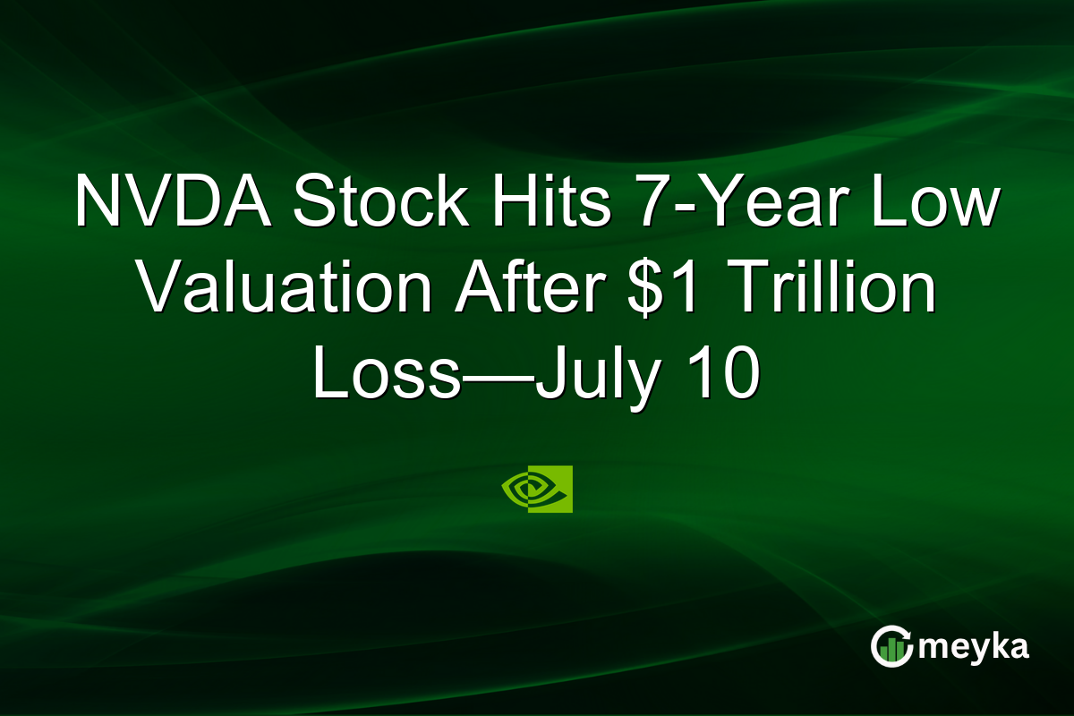 NVDA Stock Hits 7-Year Low Valuation After $1 Trillion Loss—July 10