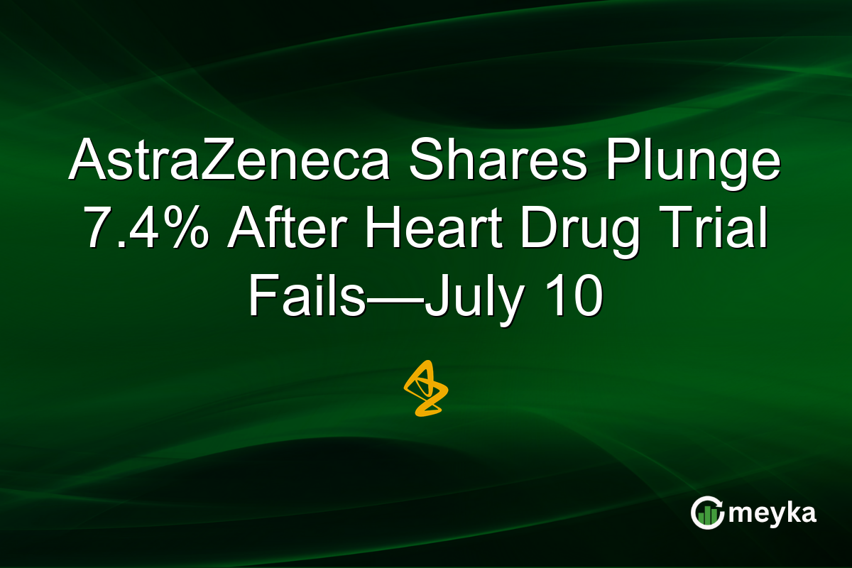AstraZeneca Shares Plunge 7.4% After Heart Drug Trial Fails—July 10