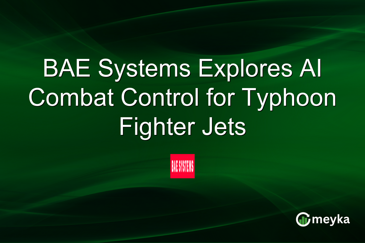 BAE Systems Explores AI Combat Control for Typhoon Fighter Jets