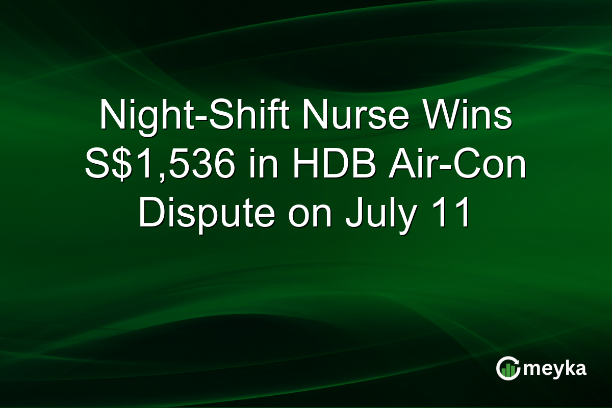 Night-Shift Nurse Wins S$1,536 in HDB Air-Con Dispute on July 11