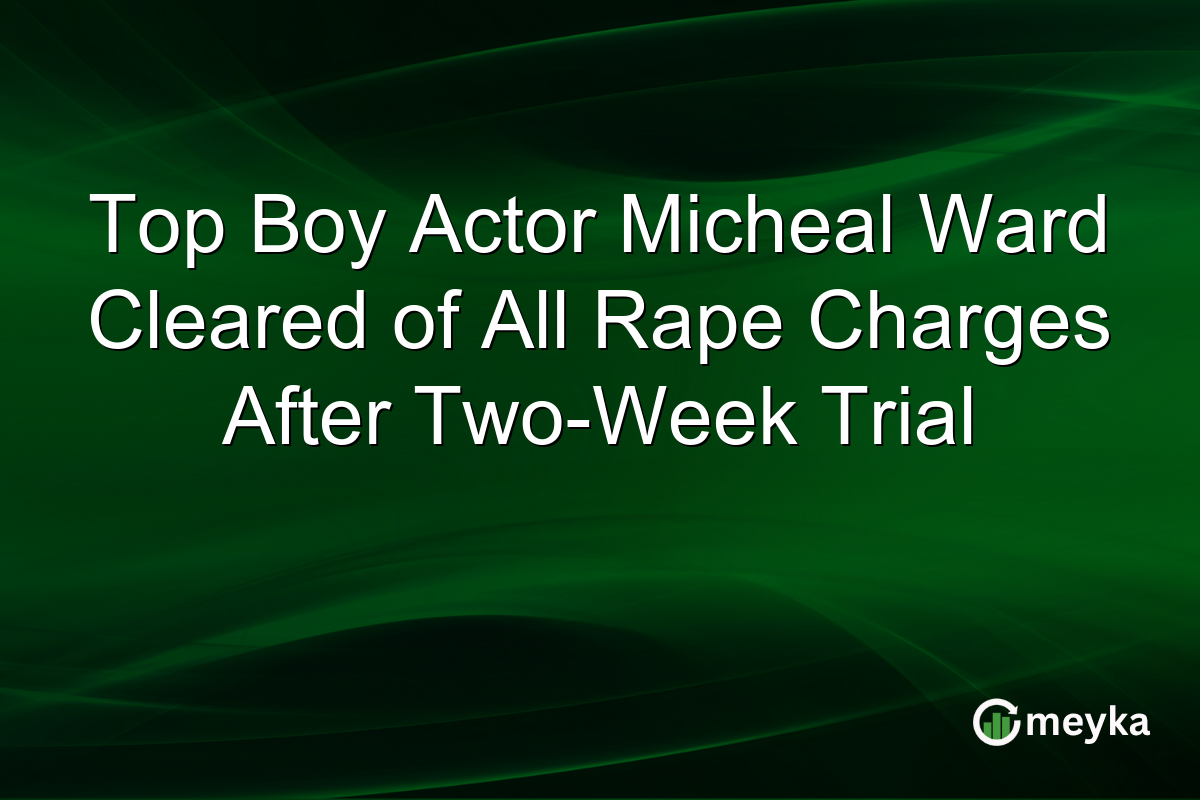 Top Boy Actor Micheal Ward Cleared of All Rape Charges After Two-Week Trial