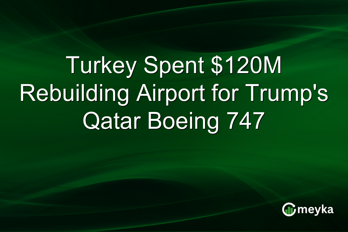 Turkey Spent $120M Rebuilding Airport for Trump’s Qatar Boeing 747