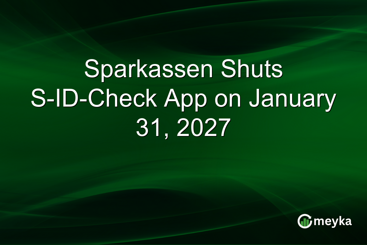 Sparkassen Shuts S-ID-Check App on January 31, 2027