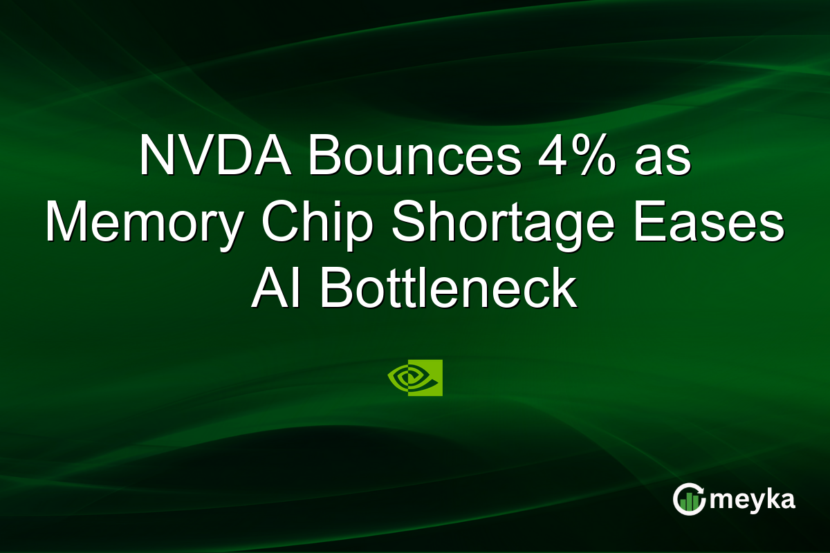 NVDA Bounces 4% as Memory Chip Shortage Eases AI Bottleneck