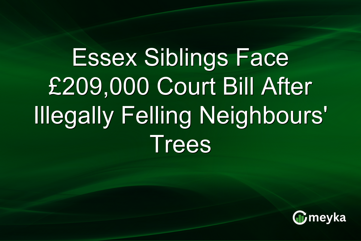 Essex Siblings Face £209,000 Court Bill After Illegally Felling Neighbours’ Trees