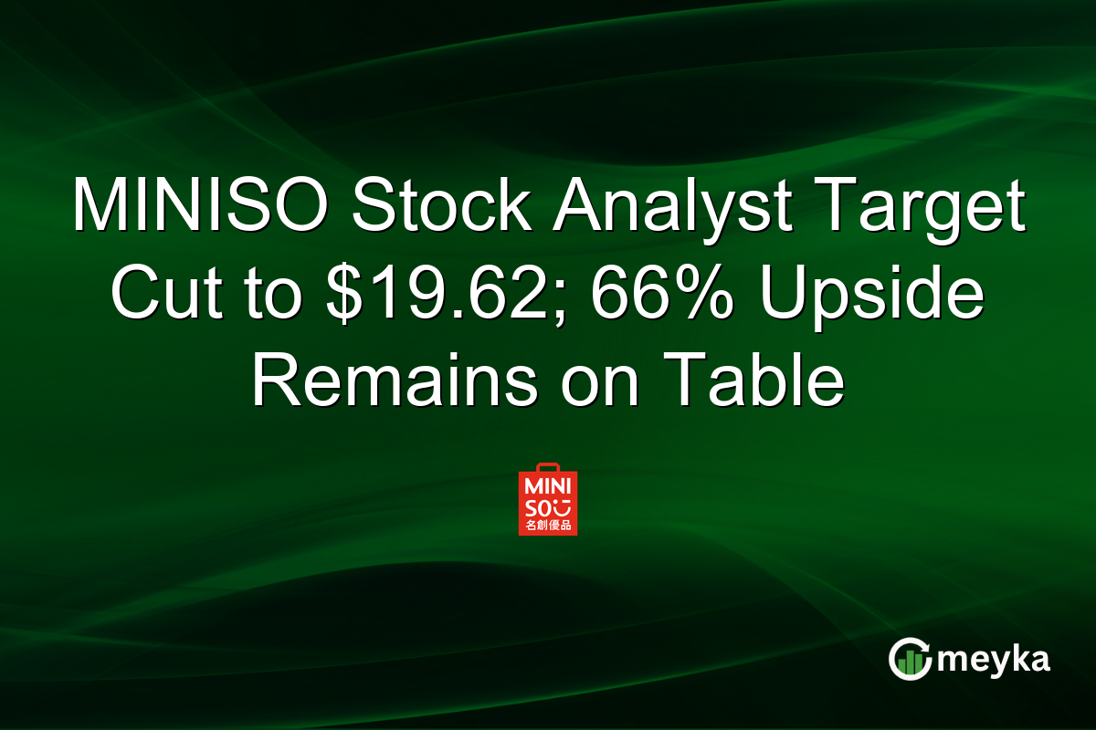 MINISO Stock Analyst Target Cut to $19.62; 66% Upside Remains on Table