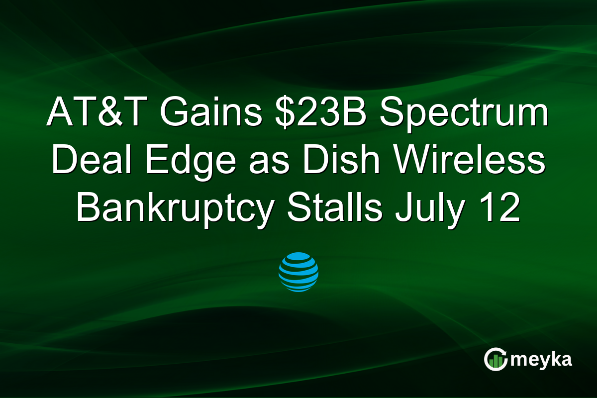 AT&T Gains $23B Spectrum Deal Edge as Dish Wireless Bankruptcy Stalls July 12