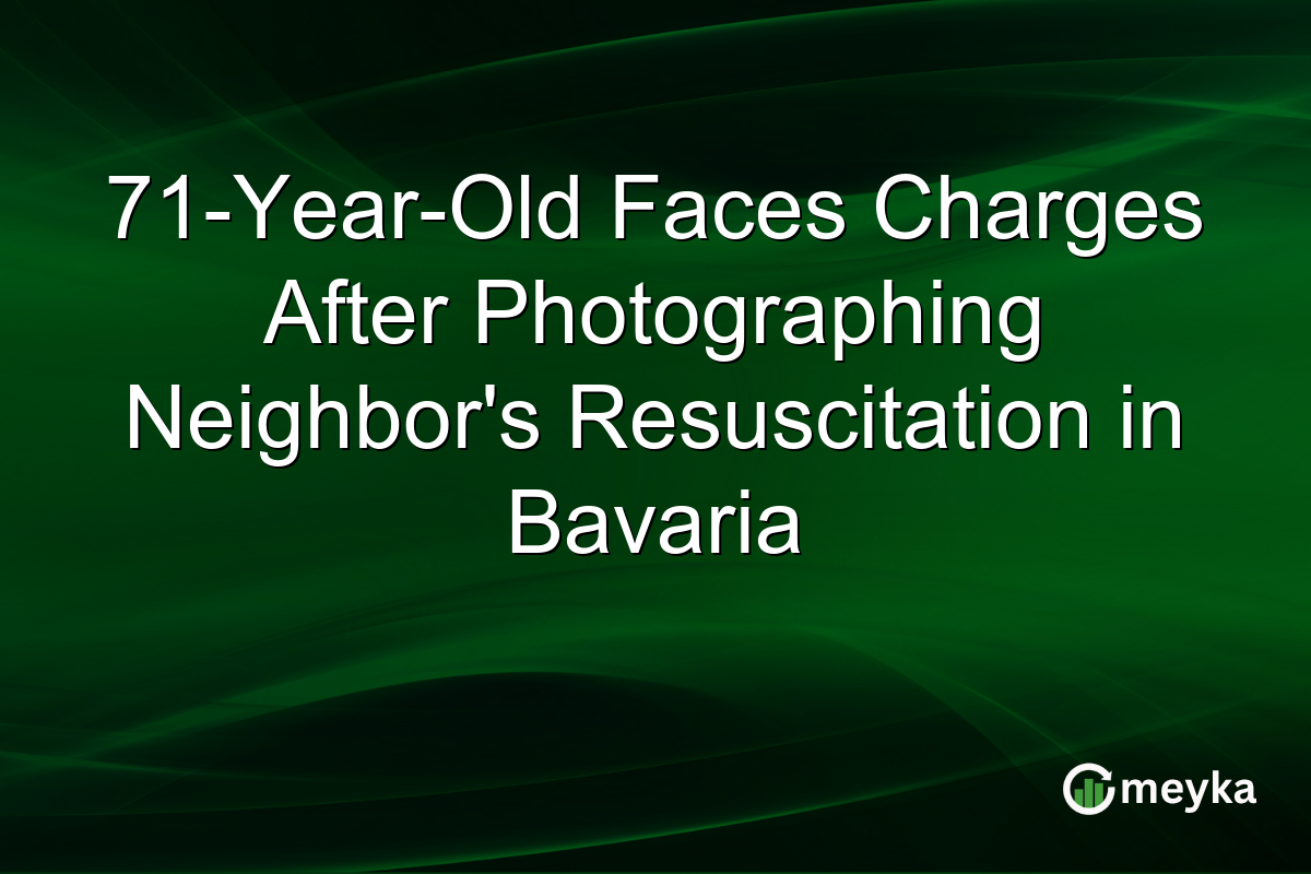 71-Year-Old Faces Charges After Photographing Neighbor’s Resuscitation in Bavaria