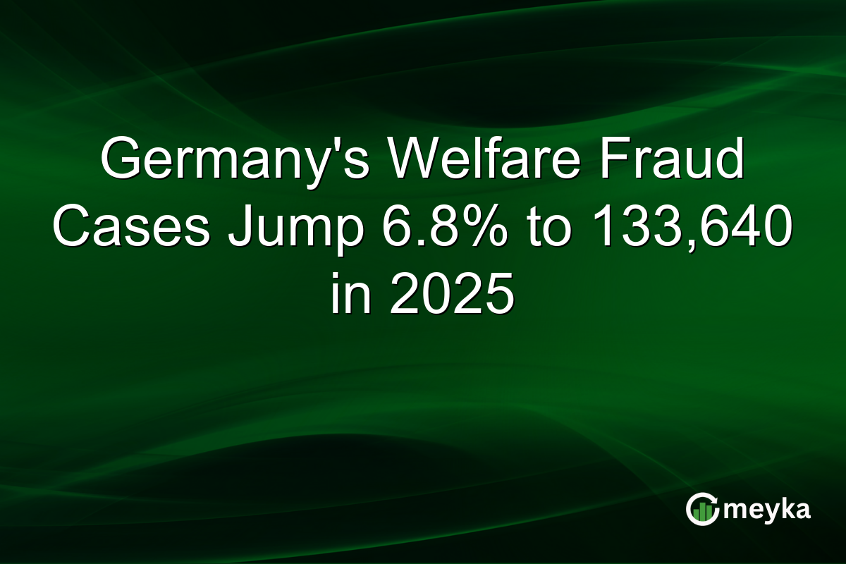 Germany’s Welfare Fraud Cases Jump 6.8% to 133,640 in 2025