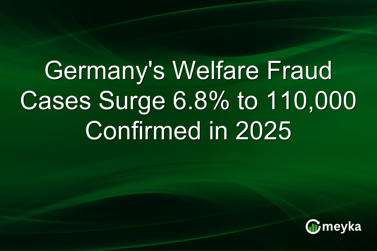 Germany’s Welfare Fraud Cases Surge 6.8% to 110,000 Confirmed in 2025