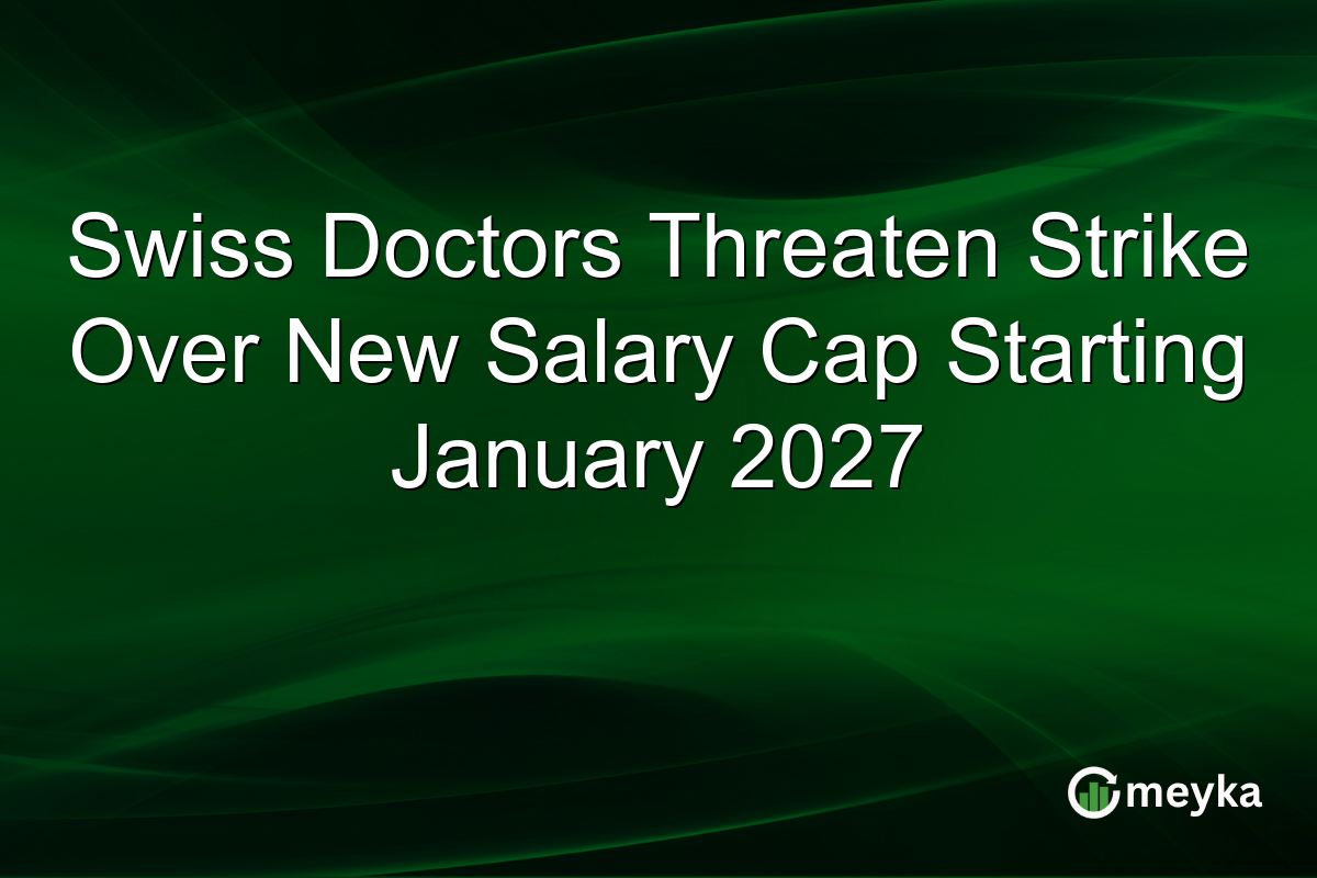 Swiss Doctors Threaten Strike Over New Salary Cap Starting January 2027