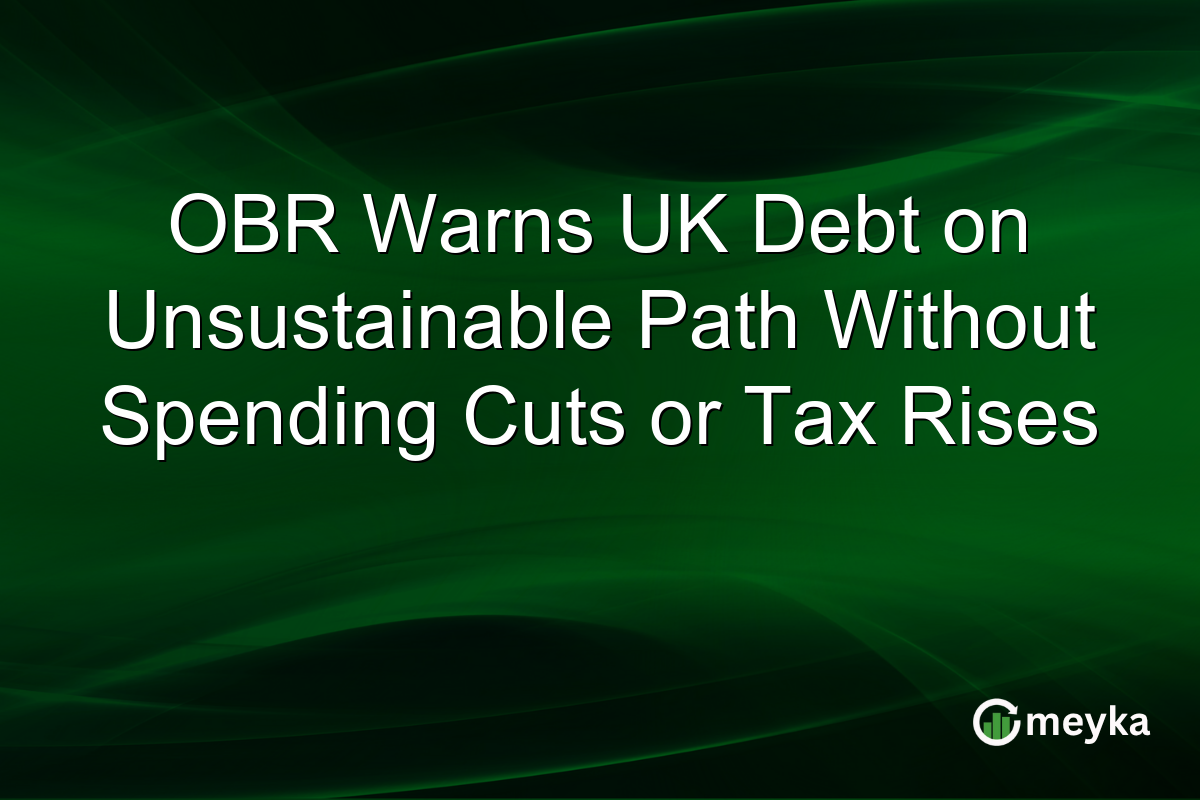 OBR Warns UK Debt on Unsustainable Path Without Spending Cuts or Tax Rises
