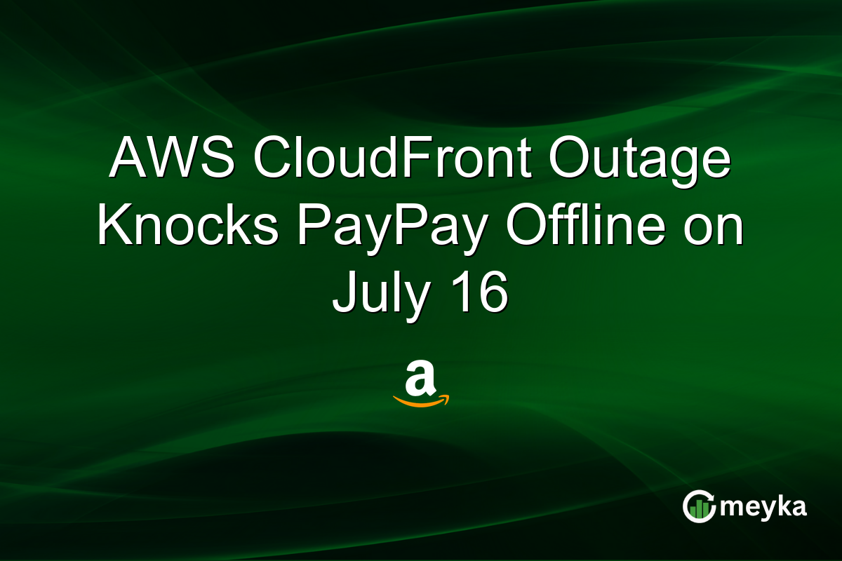 AWS CloudFront Outage Knocks PayPay Offline on July 16