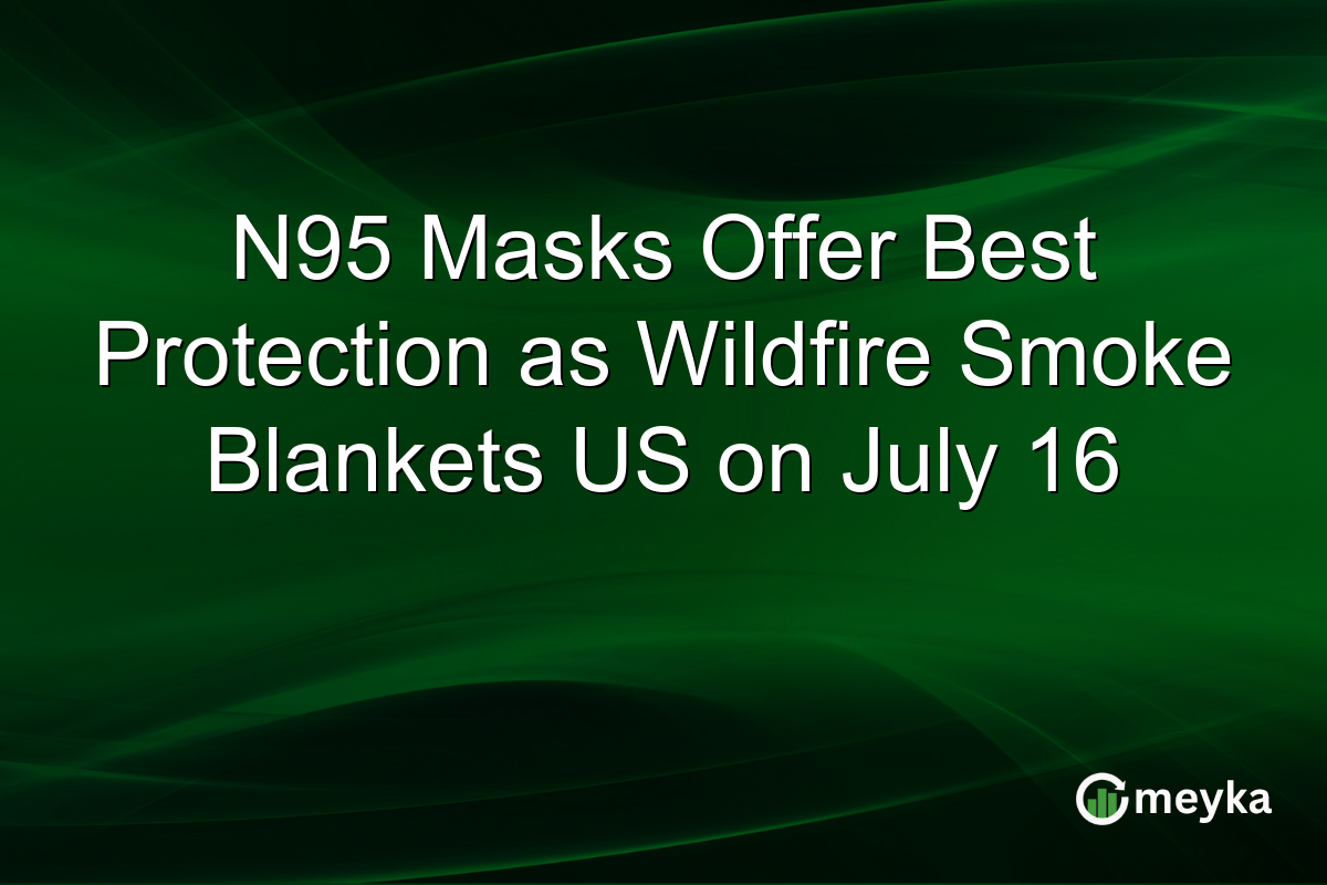 N95 Masks Offer Best Protection as Wildfire Smoke Blankets US on July 16