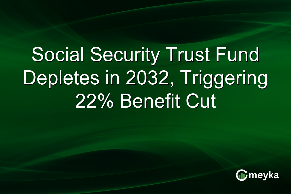 Social Security Trust Fund Depletes in 2032, Triggering 22% Benefit Cut