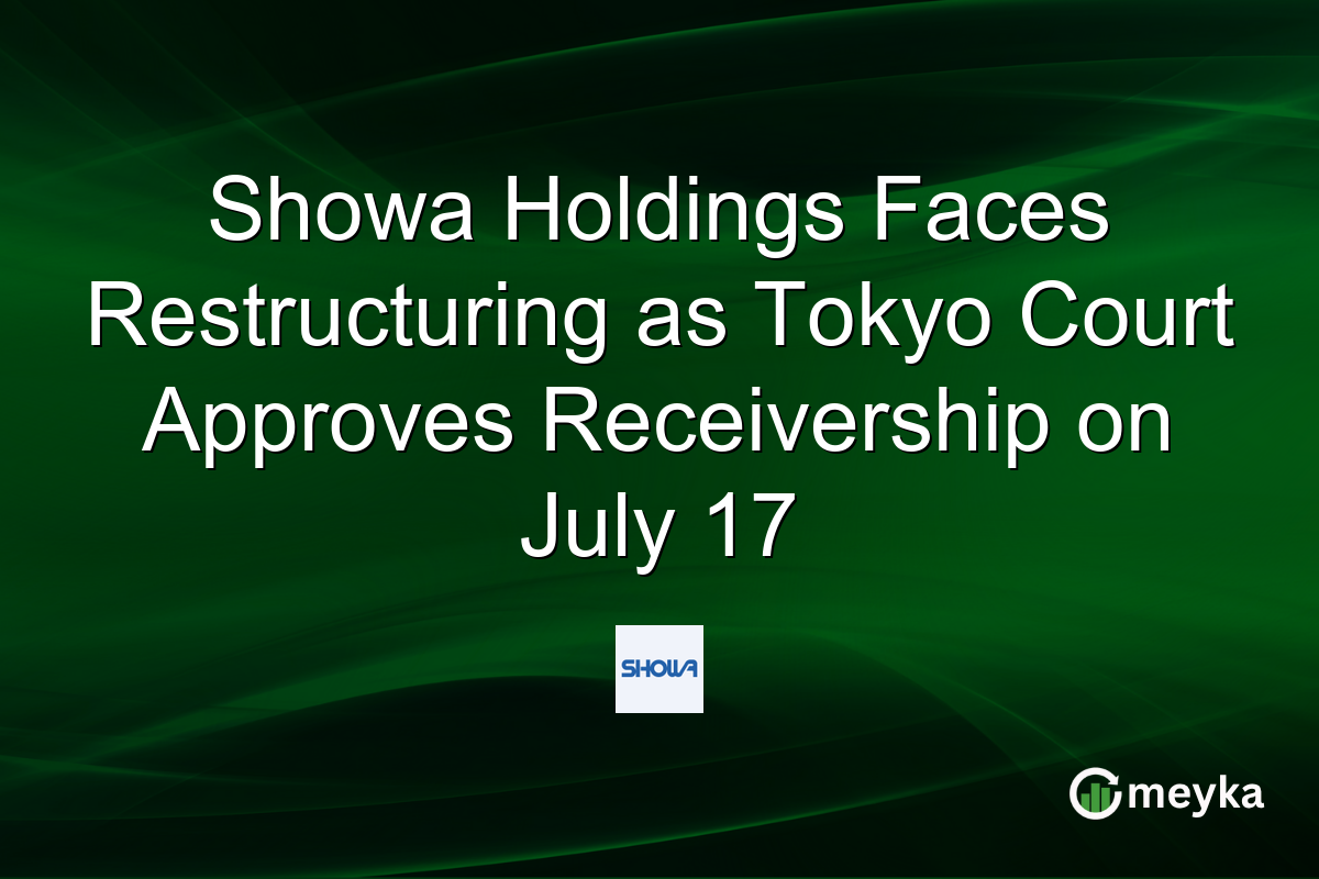 Showa Holdings Faces Restructuring as Tokyo Court Approves Receivership on July 17