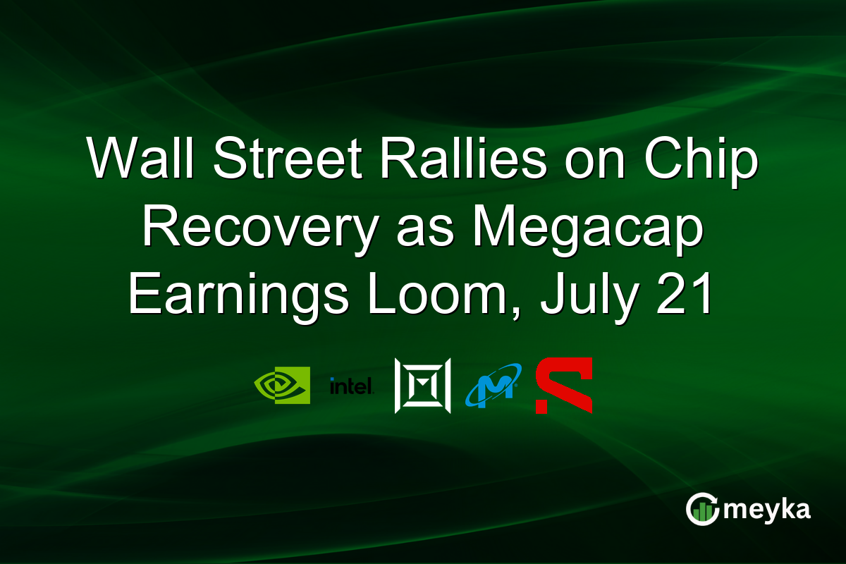 Wall Street Rallies on Chip Recovery as Megacap Earnings Loom, July 21