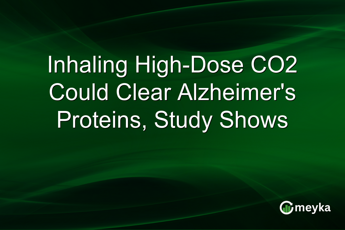 Inhaling High-Dose CO2 Could Clear Alzheimer’s Proteins, Study Shows