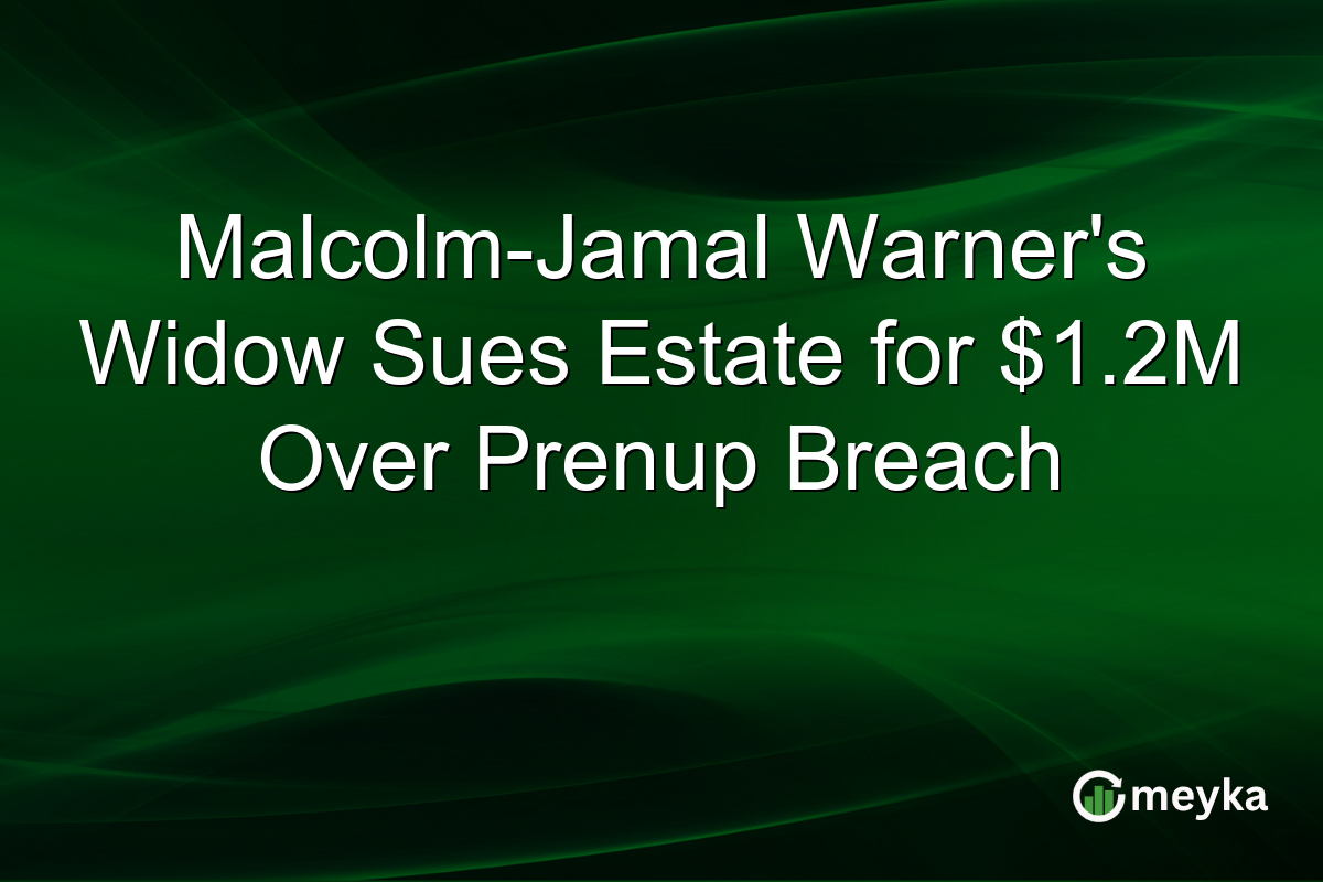 Malcolm-Jamal Warner’s Widow Sues Estate for $1.2M Over Prenup Breach
