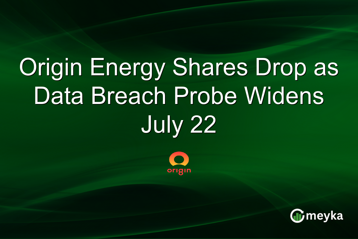 Origin Energy Shares Drop as Data Breach Probe Widens July 22