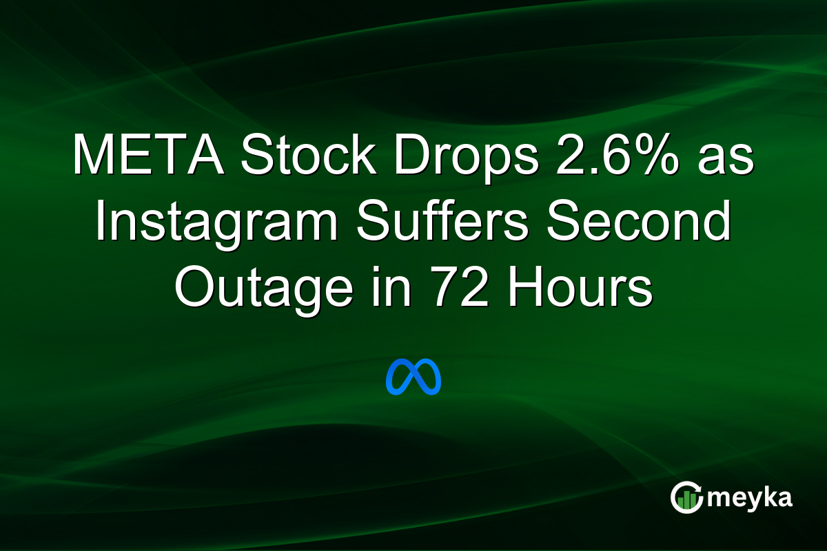 META Stock Drops 2.6% as Instagram Suffers Second Outage in 72 Hours