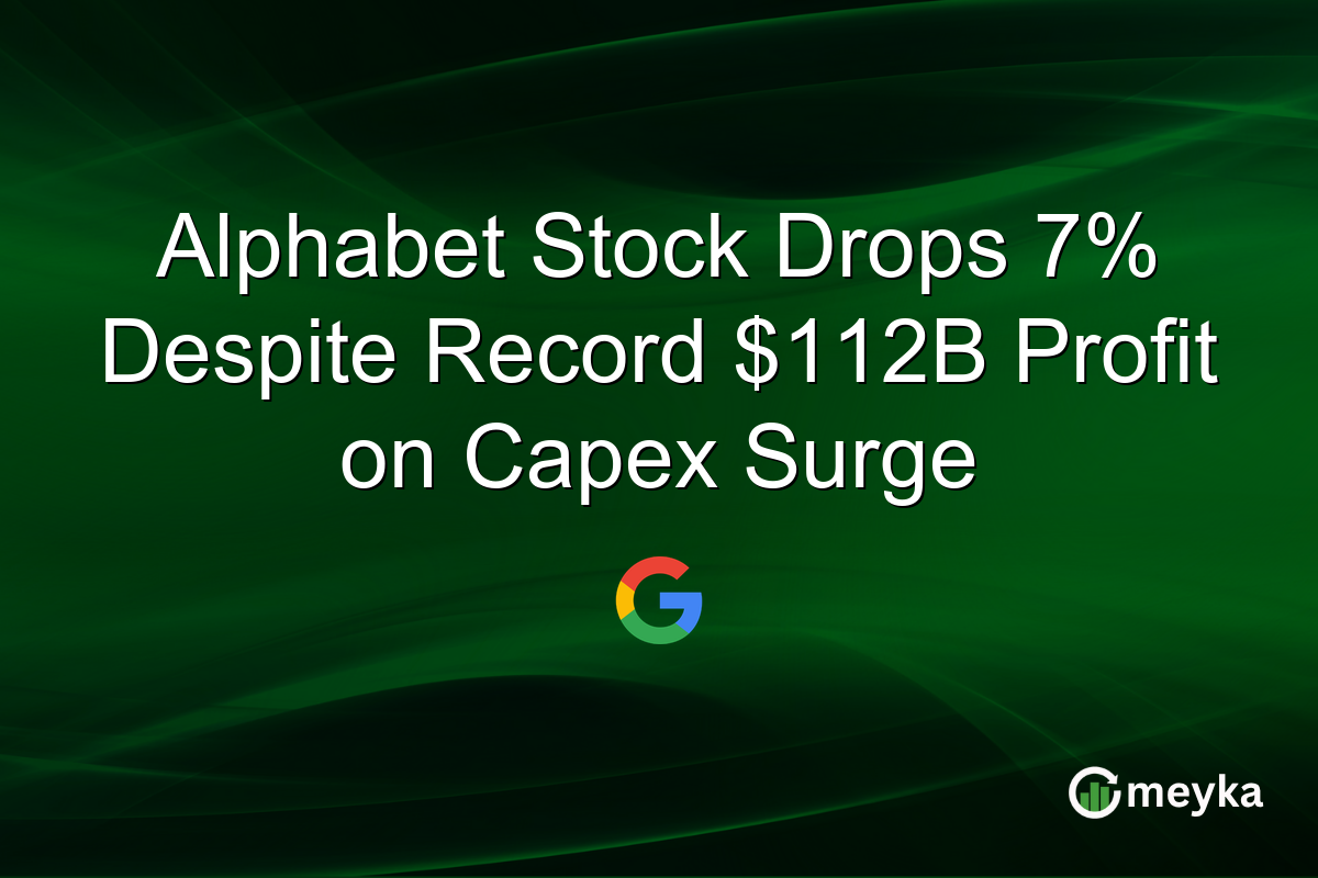 Alphabet Stock Drops 7% Despite Record $112B Profit on Capex Surge